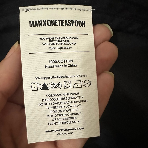 NWT | One Teaspoon Man Mr. smith Jacket /Blazer 100% Cotton | Size M - Picture 7 of 11